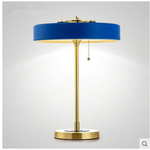 Modern Adjustable Desk Lamp with Gold Accents