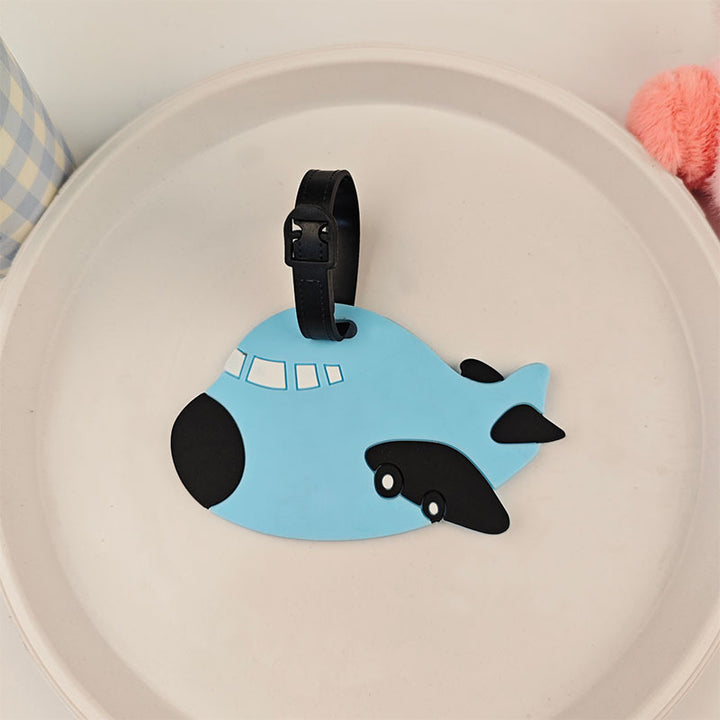 Unisex Airplane-Shaped Luggage Tag Bowlift