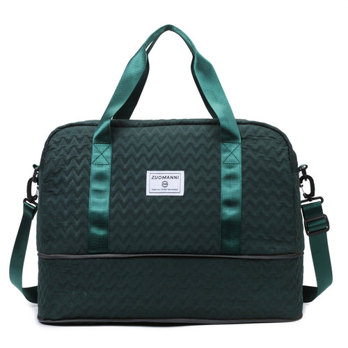 Sporty Tote Bag with Structured Outer Material Bowlift