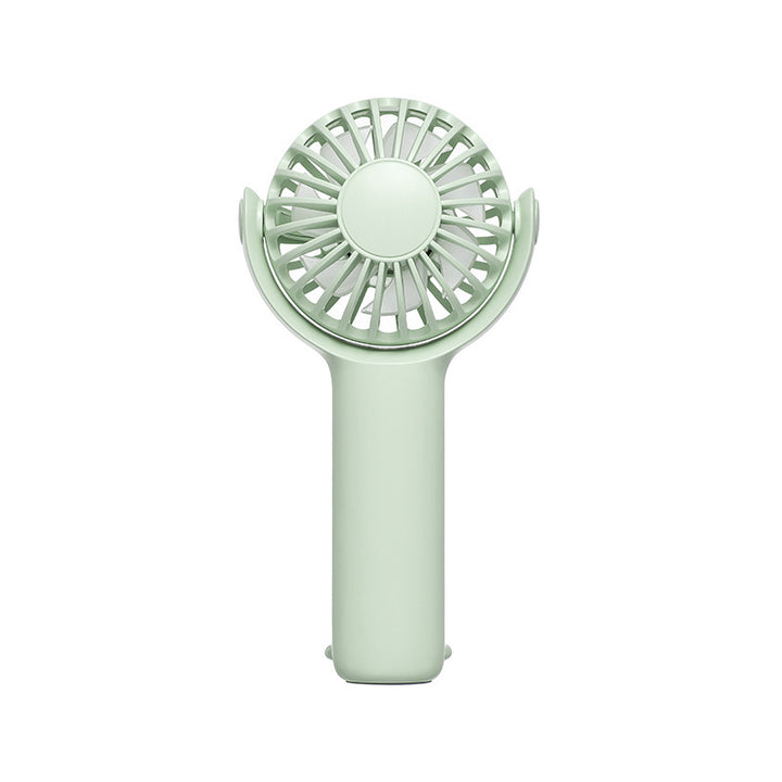 Women portable handheld fan with ergonomic grip and USB charging Bowlift