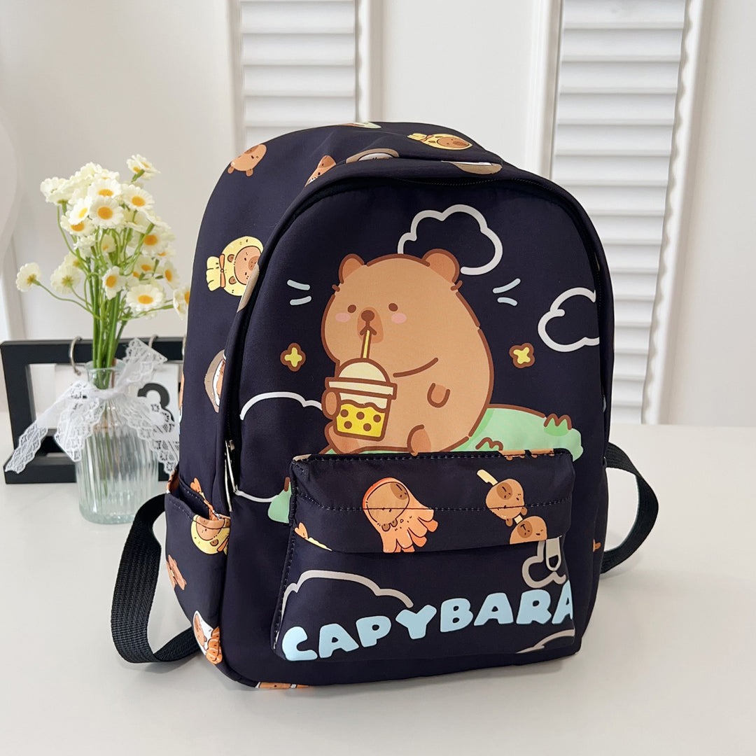 Cute Cartoon-Themed Backpack Bowlift
