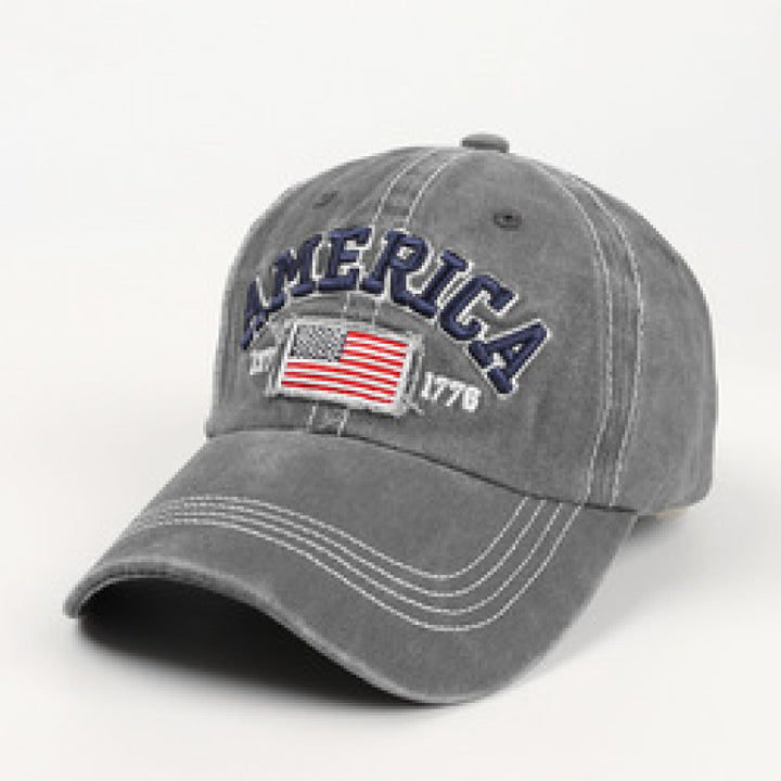 Men's Vintage-Inspired Embroidered Baseball Cap Bowlift