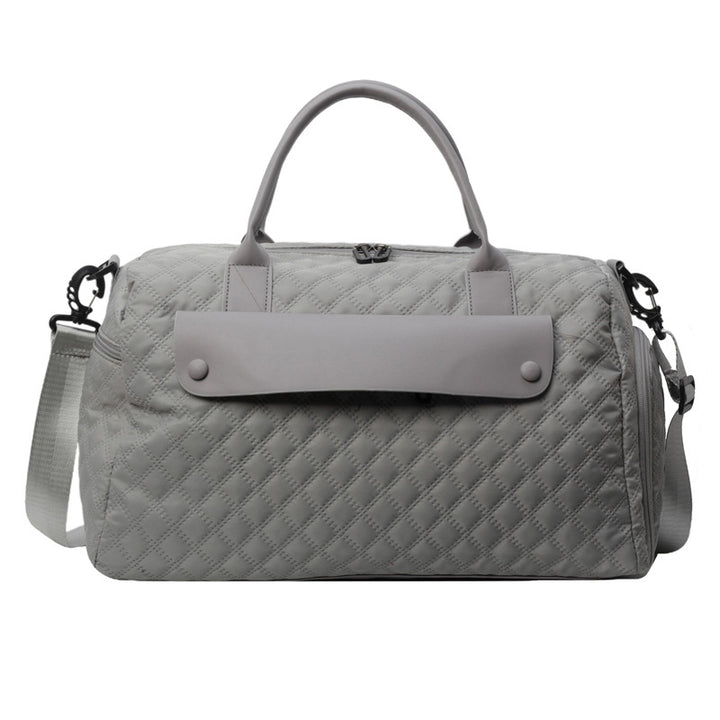 Quilted Travel Duffle Bag Bowlift