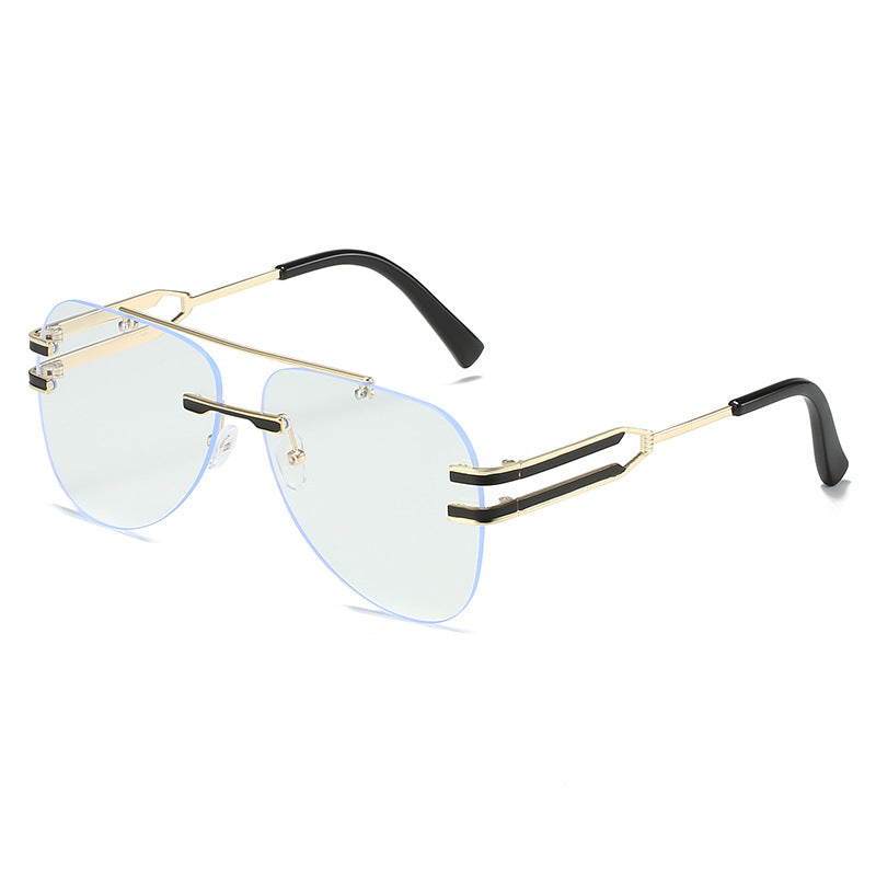 Futuristic Aviator-Style Sunglasses Bowlift