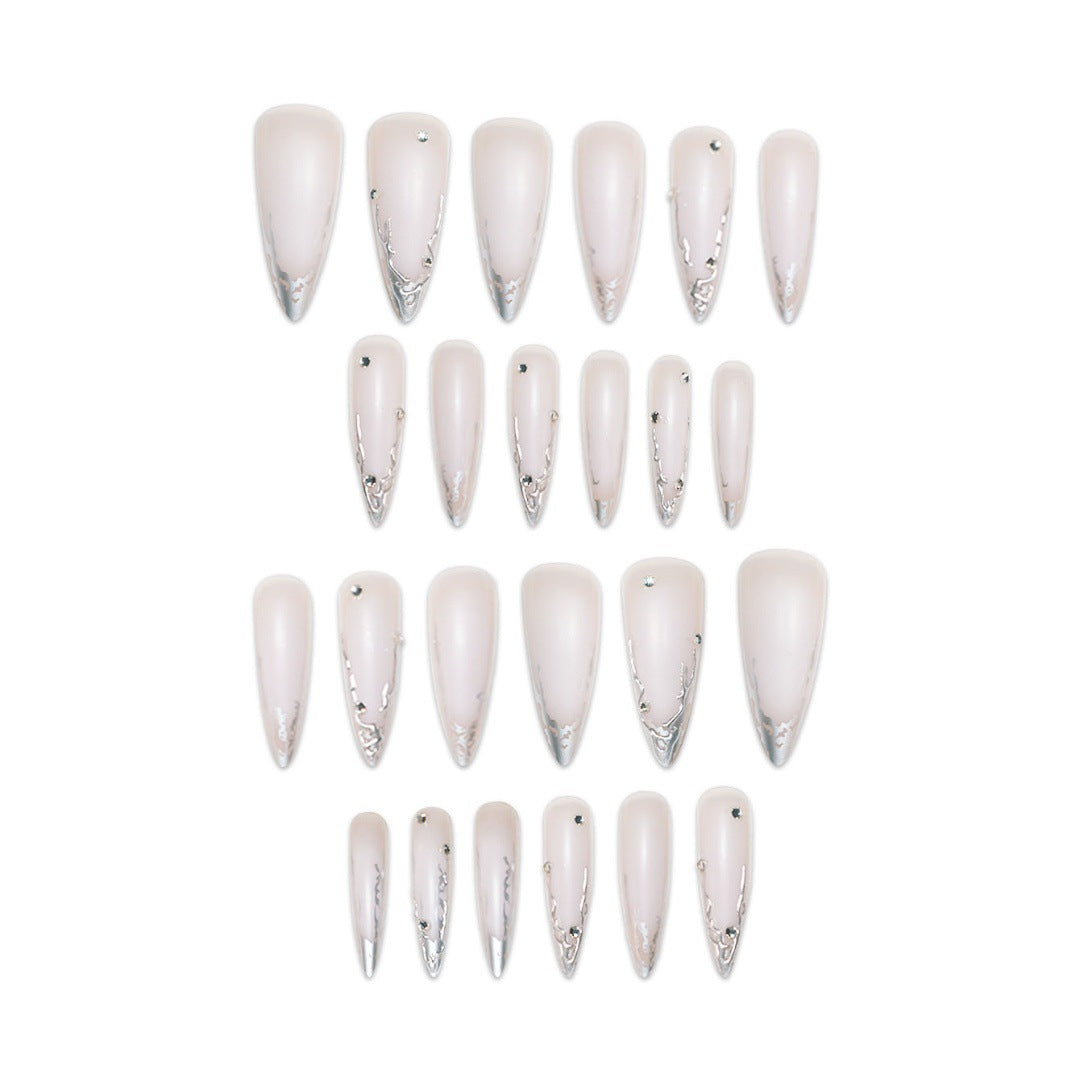 Angular Stiletto Press-On Nail Extensions Bowlift