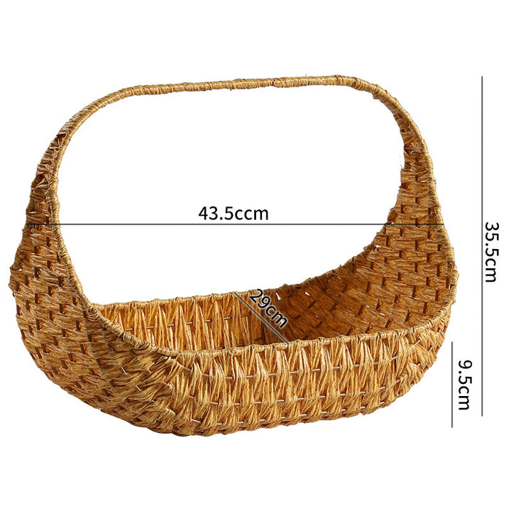 Artisan Woven Serving Basket Bowlift