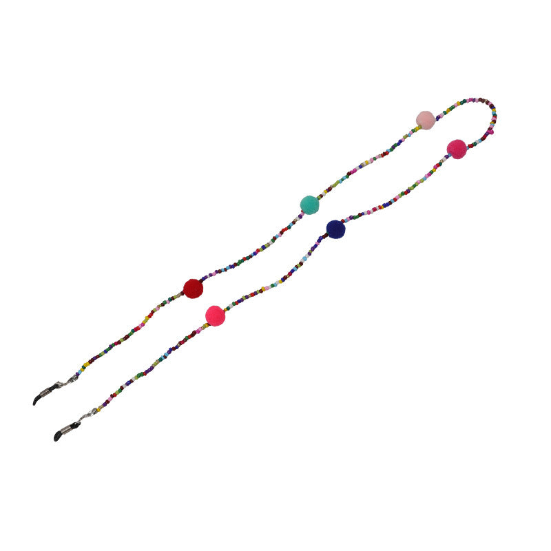 Colorful Beaded Glasses Chain Bowlift