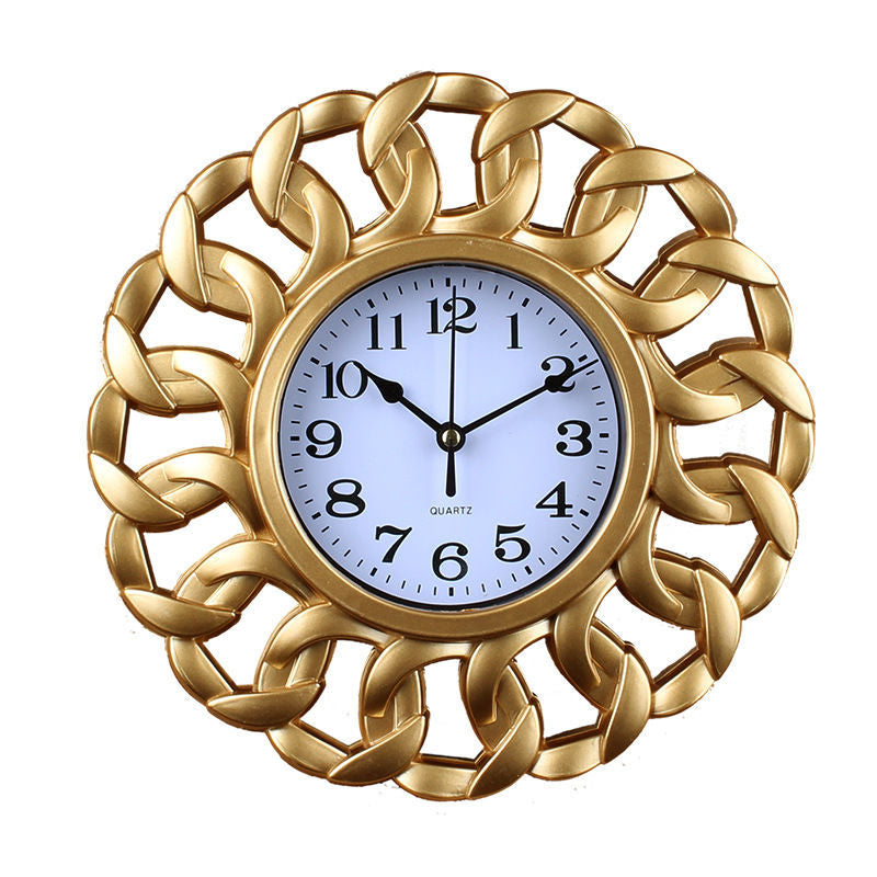 Elegant Wall Clock with Artistic Design Bowlift