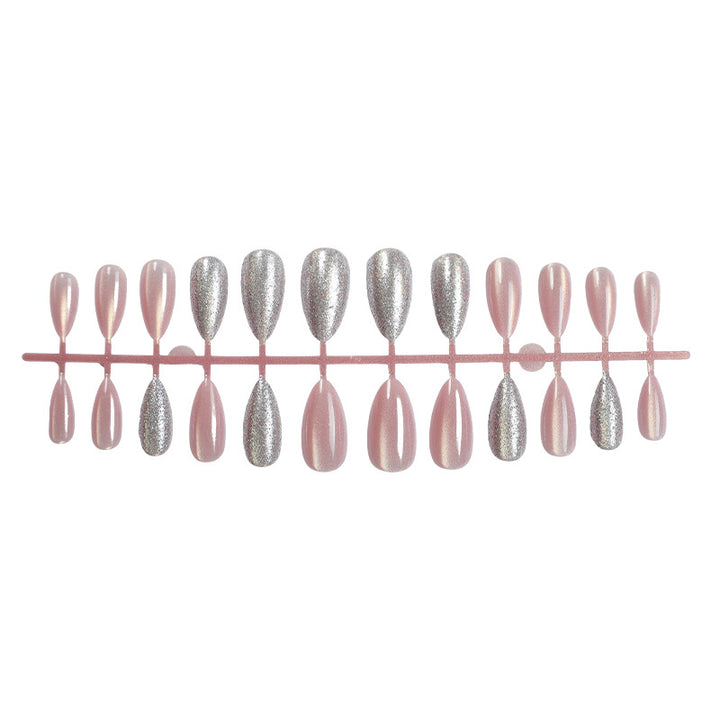 Sparkling Glitter Press-On Nail Set Bowlift