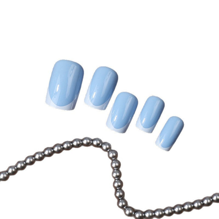 Premium French Tip Press-On Nail Set Bowlift