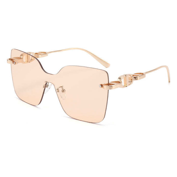 Ladies elegant oversized sunglasses with fashionable frame and UV protection Bowlift