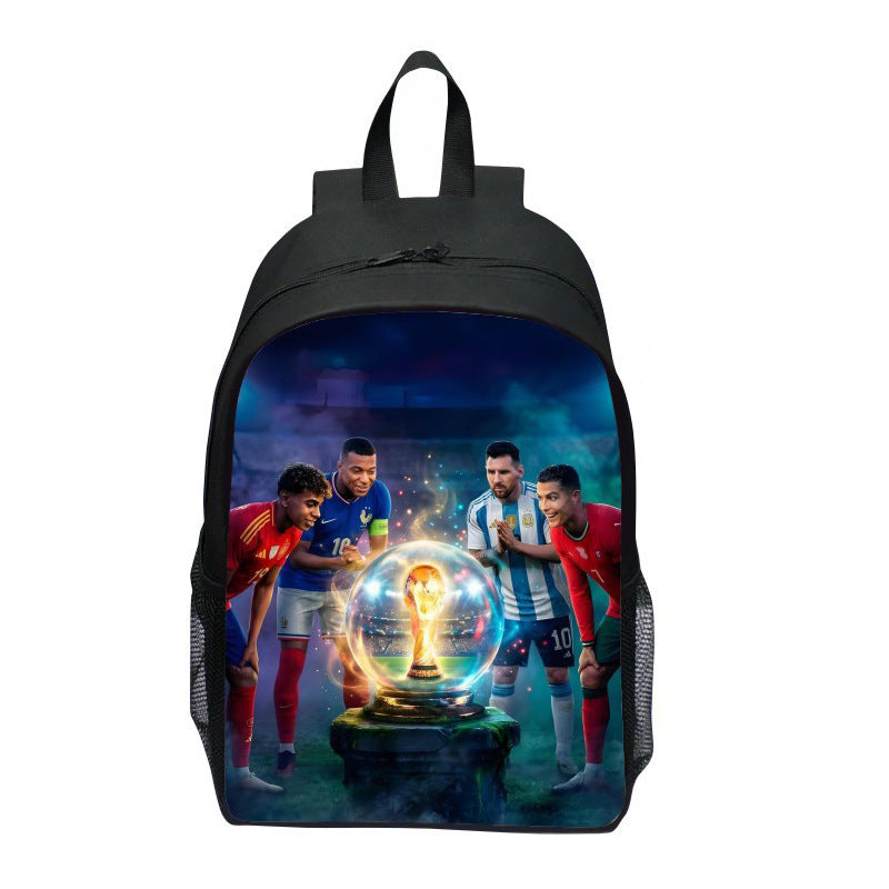 Sporty backpack with Wm trophy design Bowlift