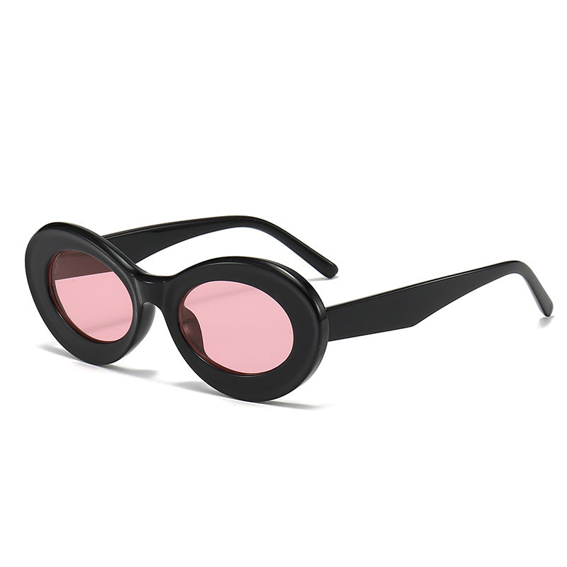 Women’s fashionable oval-shaped sunglasses with innovative design Bowlift