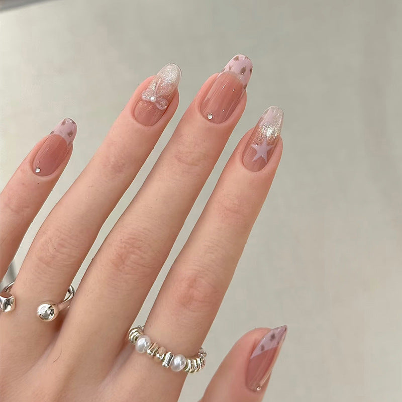 Elegant Nail Art Press-On Nails Bowlift
