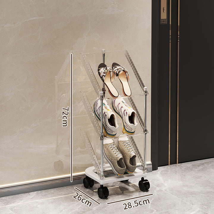 Shoe rack with transparent design Bowlift