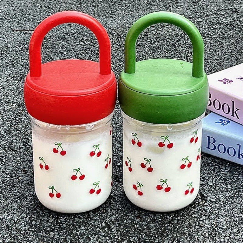 Ladies eco-friendly water bottle with practical carrying handle Bowlift