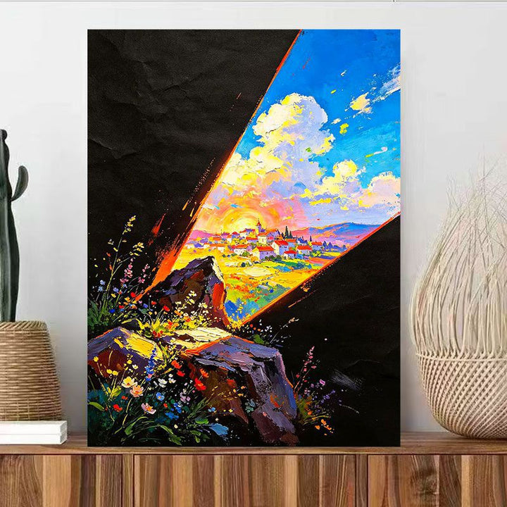 Landscape Inspired Abstract Wall Art Bowlift