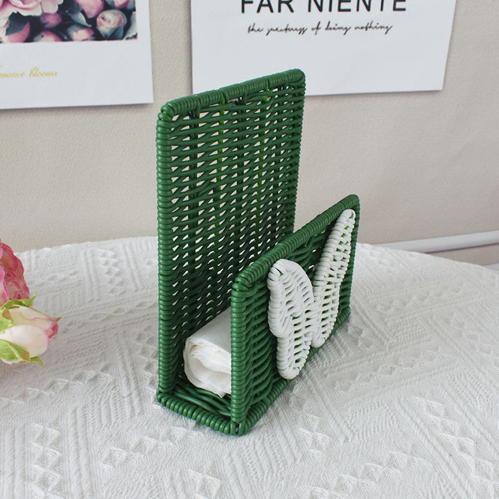 Decorative Butterfly Woven Storage Basket Bowlift