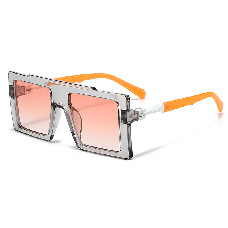 Ladies fashionable sunglasses with rectangular frame Bowlift