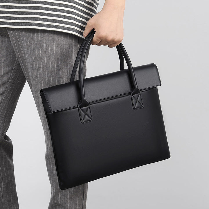 Elegant Briefcase with Structured Design Bowlift