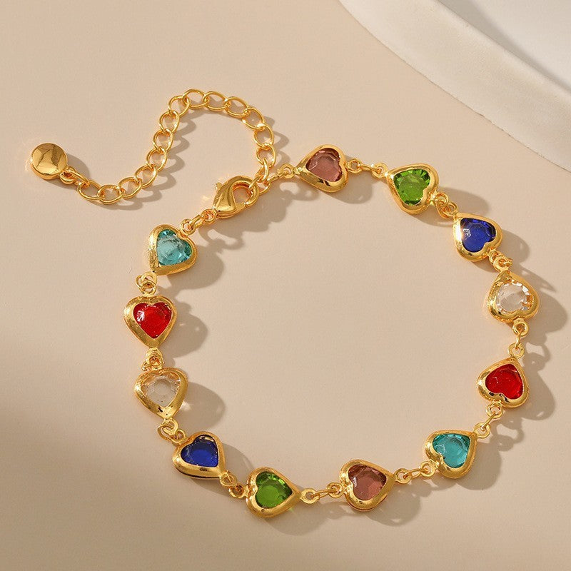 Butterfly and Daisy Charm Anklet Bowlift