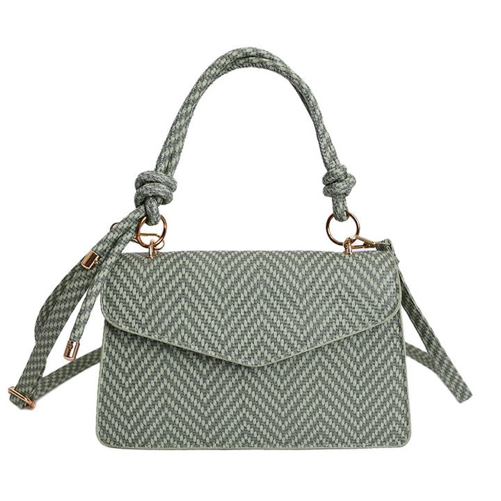 WoElegant Textured Fabric Handbag Bowlift