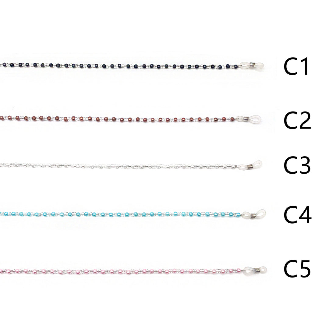Beaded Eyewear Chain Bowlift