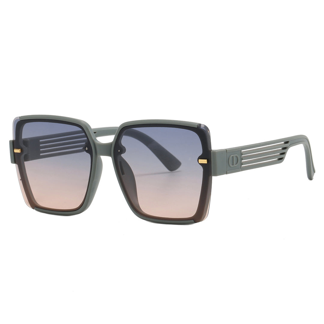Women's trendy square sunglasses with UV protection and stylish frame Bowlift