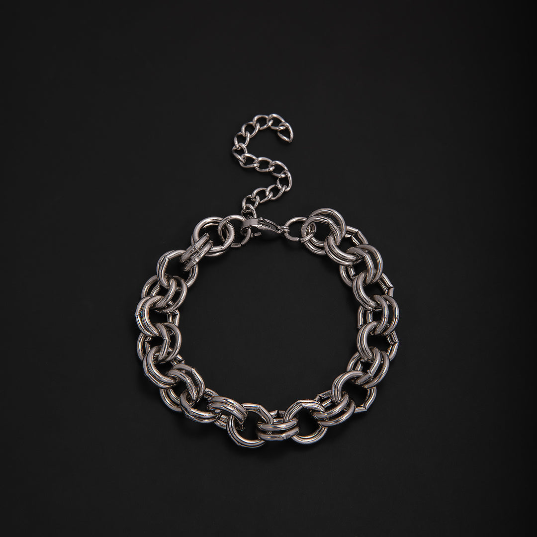 Elegant Geometric Link Bracelet Bowlift