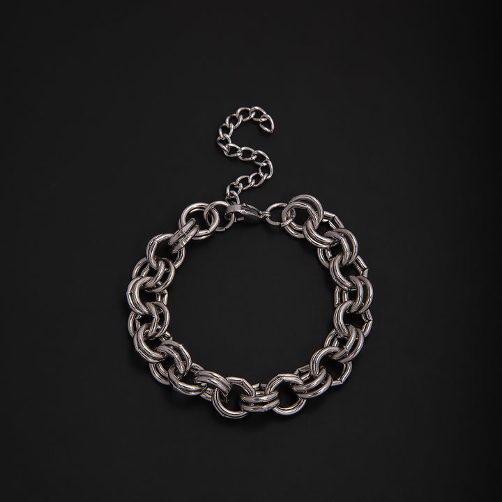 Elegant Geometric Link Bracelet Bowlift