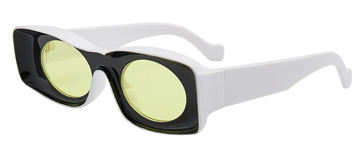 Modern Statement Block Frame Sunglasses