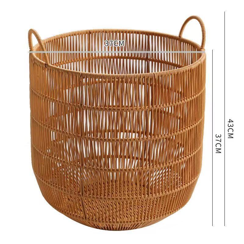 Decorative Woven Storage Basket Bowlift