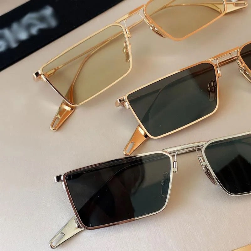 Fashionable Rectangular Sunglasses Bowlift