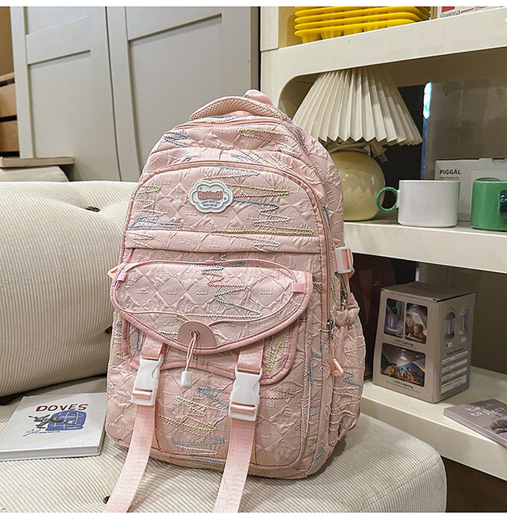 Fashion-Forward Utility School Backpack Bowlift