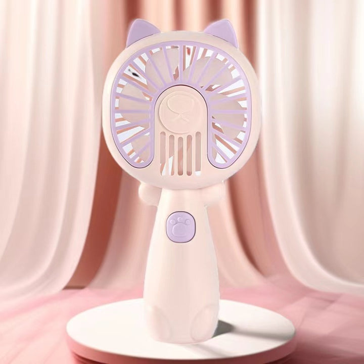 Ladies Portable Cat Fan Bowlift
