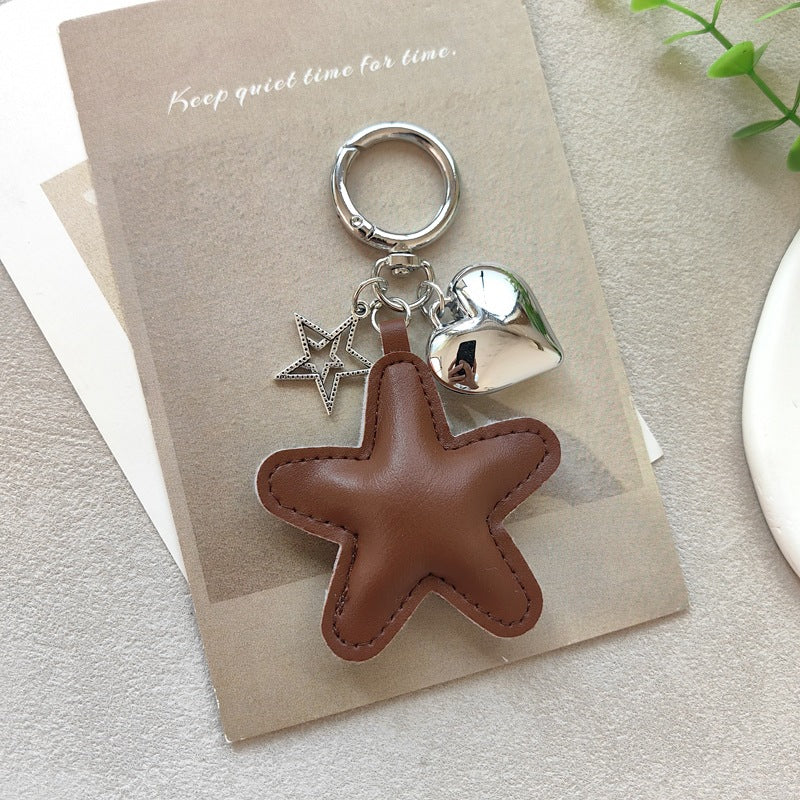 Keychain with star and heart design Bowlift