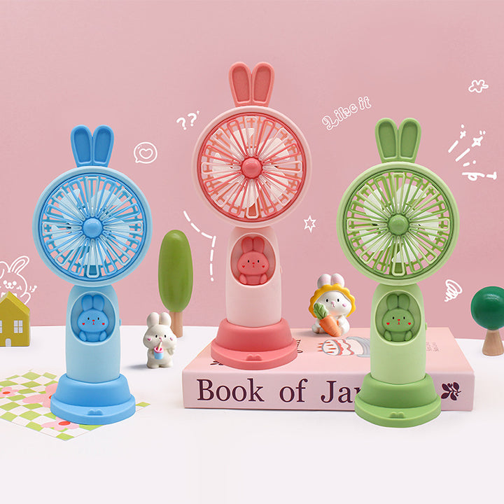 Unisex Portable Hand Fan with Animal Friendly Design Bowlift