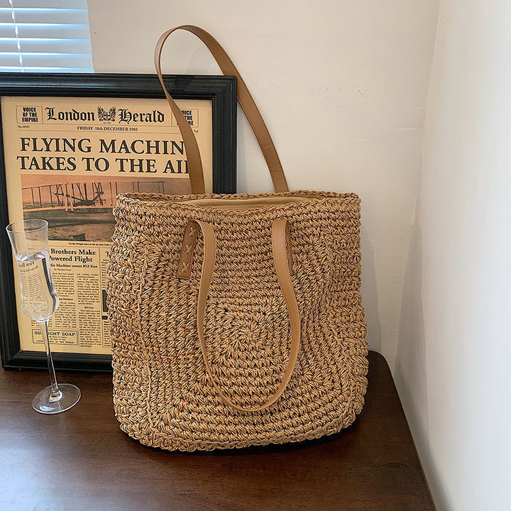 Handmade wicker tote bag Bowlift