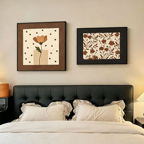 Contemporary Floral Wall Art Set
