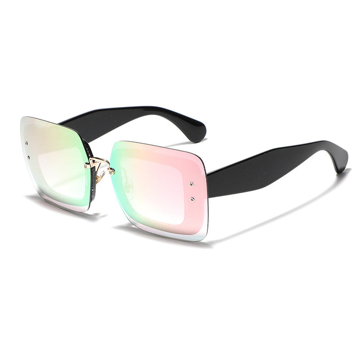 Women's square sunglasses with innovative frame Bowlift