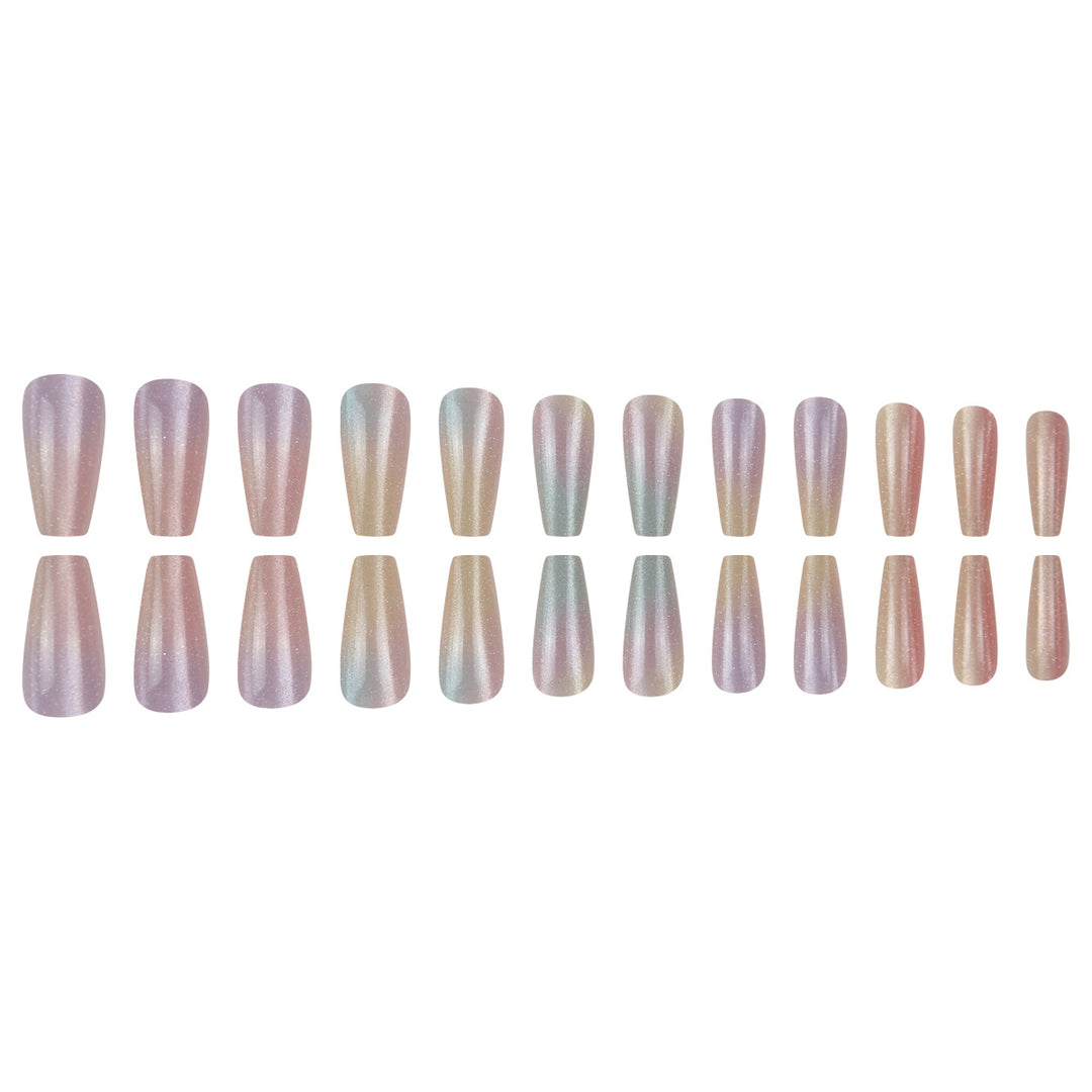 Gradient Press-On Nails Bowlift