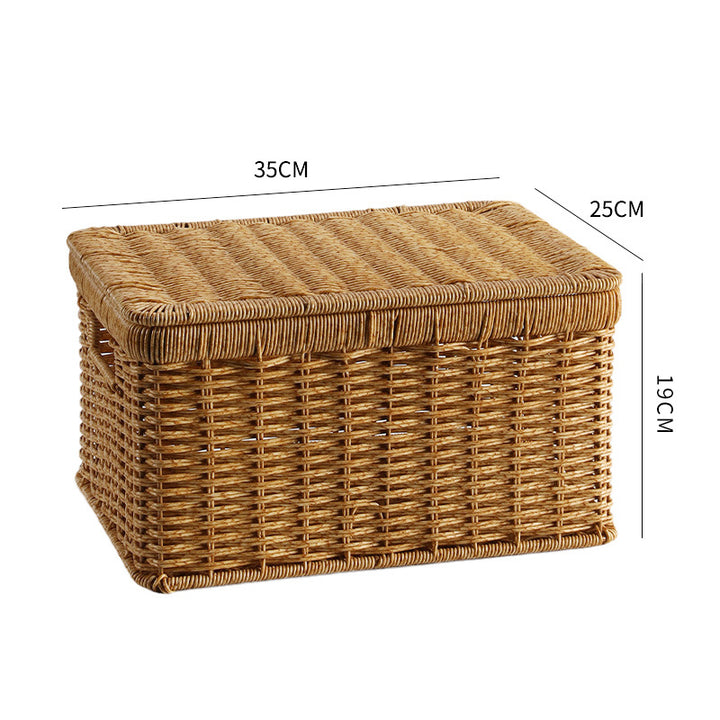 Natural Woven Storage Chest Bowlift