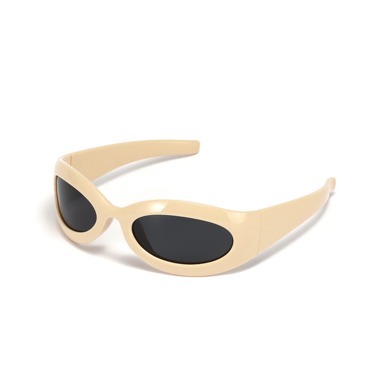Women's fashionable retro sunglasses in trendy oval design Bowlift