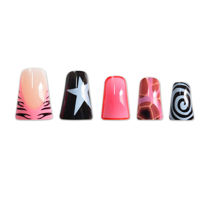 Artistic Abstract Nail Wraps Bowlift