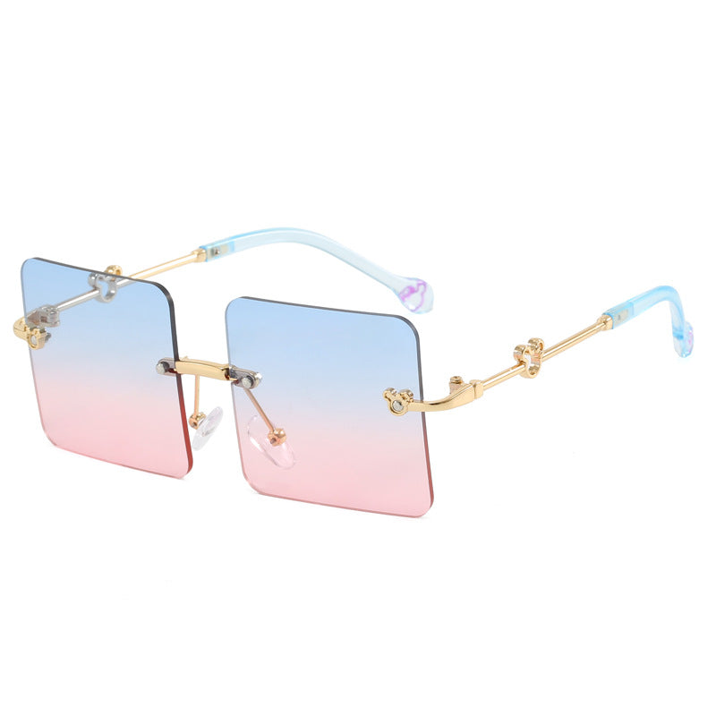 Women's square sunglasses with luxurious, high-quality frame Bowlift