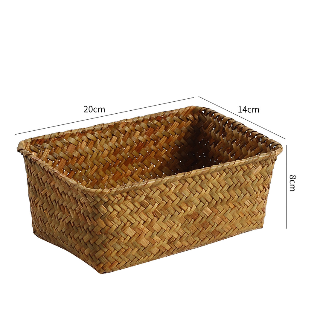 Handcrafted Woven Storage Basket Bowlift