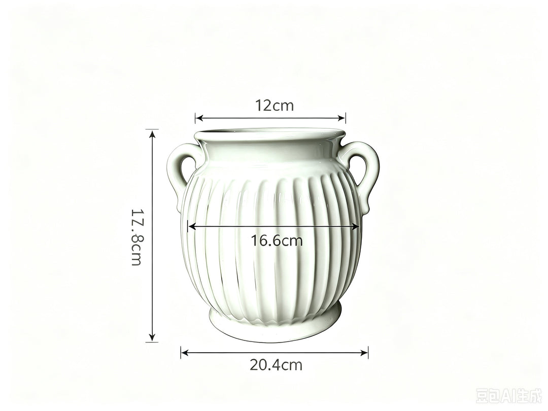 Elegant ceramic container with patterns Bowlift