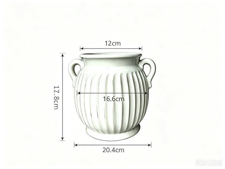 Elegant ceramic container with patterns Bowlift