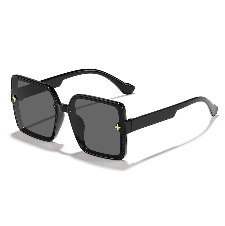 Women's square sunglasses with high-quality frame design and UV protection Bowlift