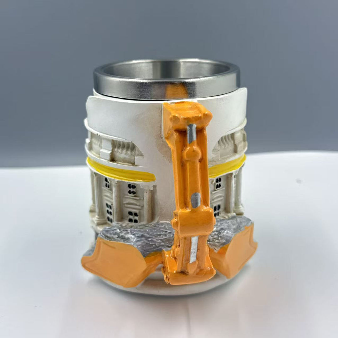 Creative Construction Worker Mug Bowlift